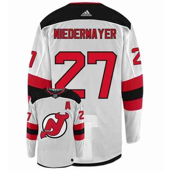 Scott Niedermayer New Jersey Devils Adidas Authentic Away NHL Vintage Hockey Jersey